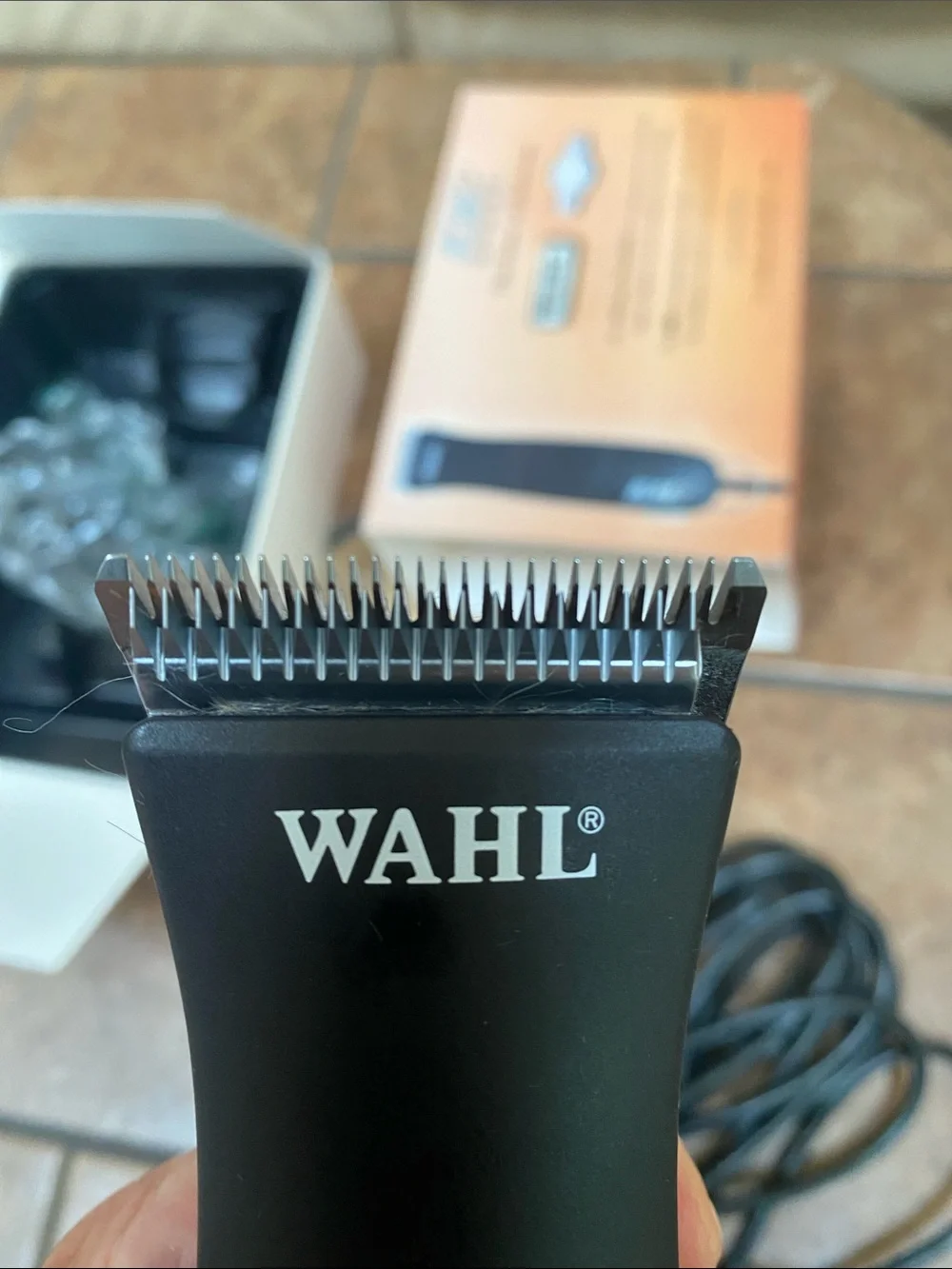 Wahl Black Corded Hair Clipper with Long Power Cord
